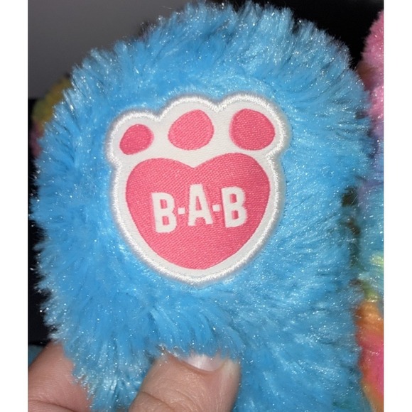 Build A Bear BAB Octopus Rainbow Tie Dye Stuffed Soft Animal Plush Toy - Picture 10 of 13